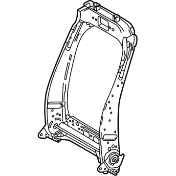 Toyota 71013-62130 Seat Back Frame, Passenger Side