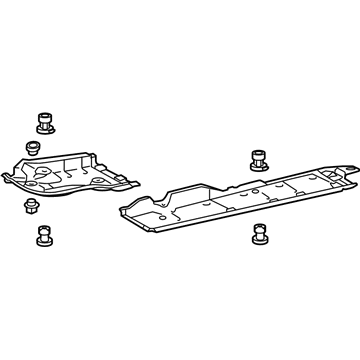 Toyota 58167-06020 Under Cover