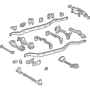 Toyota 51001-0C591 Frame Sub-Assembly