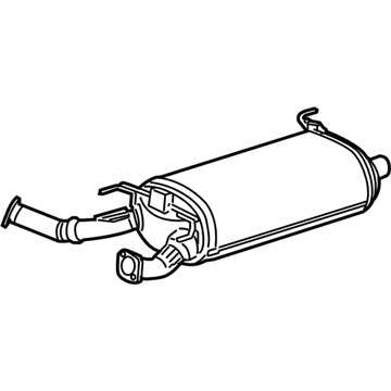 Toyota 17420-38100 Muffler