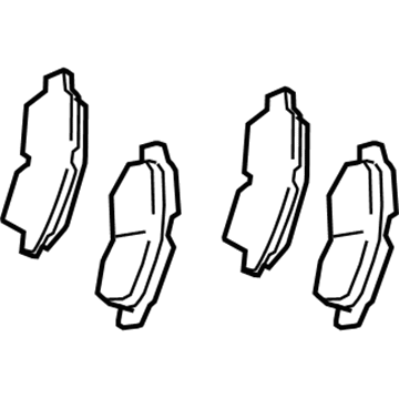 Toyota 04465-02410 Brake Pads