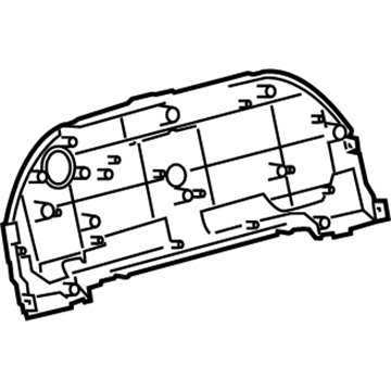 Toyota 83821-35P70 Cover, Combination Meter