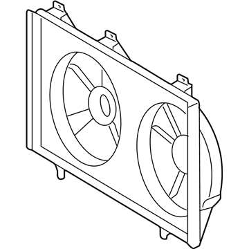 Toyota 16711-0V100 Cooling Shroud