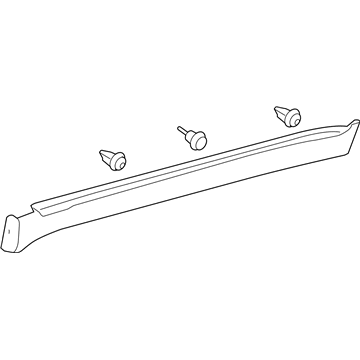 Toyota 75850-60040-B0 Rocker Molding