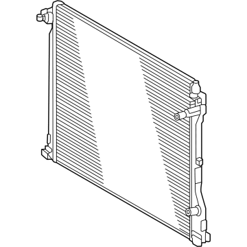 Toyota 16550-77010 Auxiliary Radiator