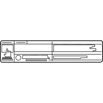 Toyota 74528-0E020 Warning Label