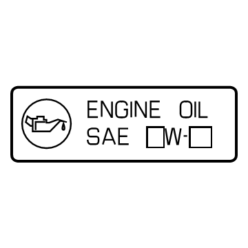 Toyota 15369-F0010 Info Label