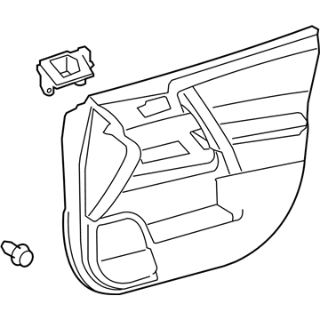 Toyota 67610-0E061-B0 Door Trim Panel