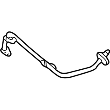 2005 Toyota MR2 Spyder Coolant Reservoir Hose - 16268-22061