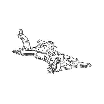 Toyota 51201-47072 CROSSMEMBER Sub-Assembly