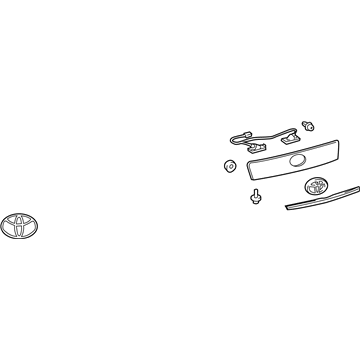 Toyota 76801-42120-B1 Garnish Sub-Assembly, Ba