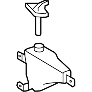 Toyota 16470-31130 Reserve Tank Assembly, R