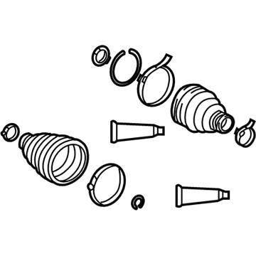 Toyota 04439-0T011 Inner Boot