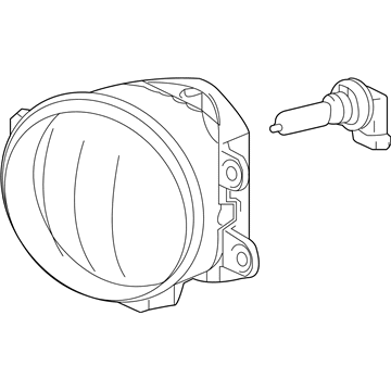 Toyota 81210-02160 Fog Lamp Assembly