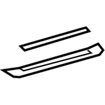 Toyota 67911-48070-B0 Front Sill Plate