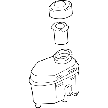 Toyota 47220-0C022 Reservoir Sub-Assy, Brake Master Cylinder