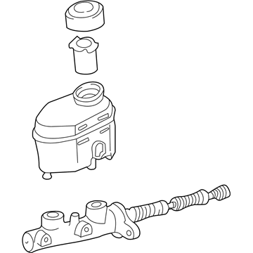 Toyota 47201-0C012 Brake Master Cylinder Sub-Assembly