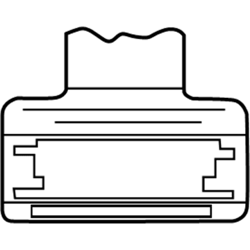 Toyota 74599-0E020 Air Bag Label