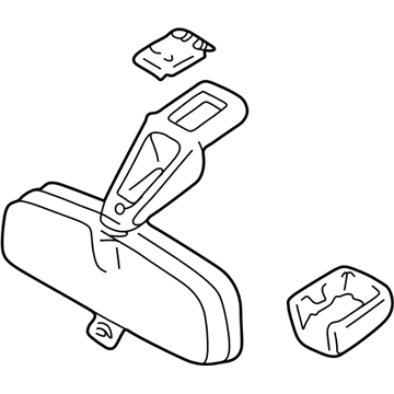 Toyota 87810-01040-C0 Mirror Inside