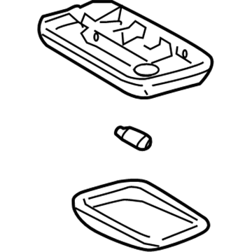 Toyota 81240-02030-B0 Dome Lamp Assembly