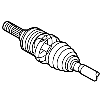 Toyota 43470-80481 Shaft Assembly, OUTBOARD