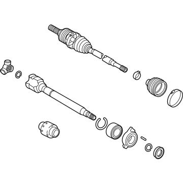 Toyota 43410-48160 Axle Assembly