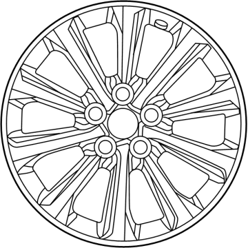 Toyota 42611-0EA11 WHEEL, DISC