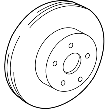 Toyota 43512-12720 Front Disc