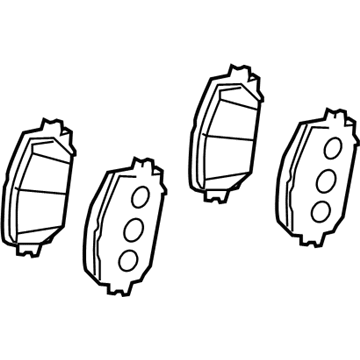 Toyota 04465-47080 Brake Pads