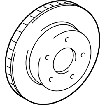 Toyota 43512-35322 Front Disc