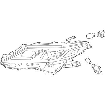 Toyota 81110-06G10 Headlamp Assembly