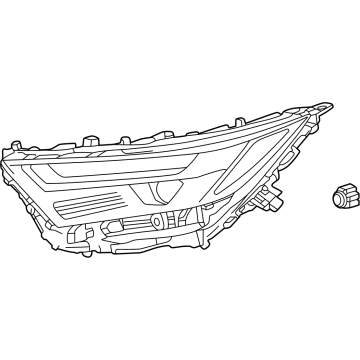 Toyota 81110-0R360 Headlamp Assembly