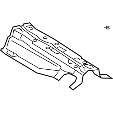 Toyota 58561-12020 Silencer, Front Floor