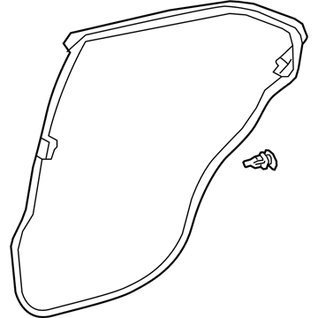 2020 Toyota Camry Door Seal - 67871-06180