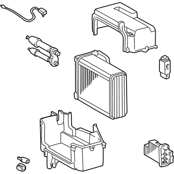 Toyota 88510-0C040 Evaporator Assembly