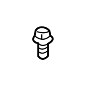 Toyota 90105-A0088 Belt & Retractor Bolt