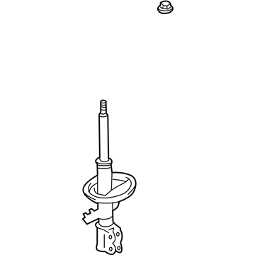 Toyota 48530-A9410 Strut, Rear Passenger Side