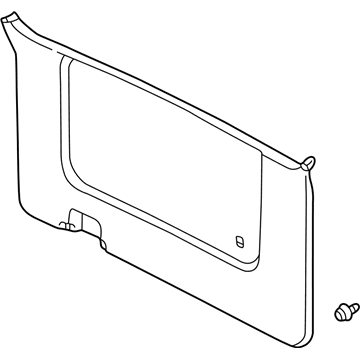 Toyota 67750-08010-E0 Board Assy, Back Door Trim