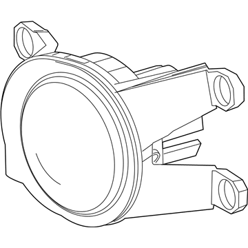 Toyota 81210-12240 Lamp Assembly, Fog, RH