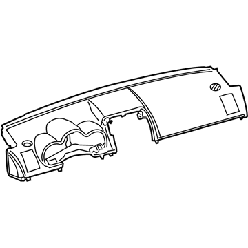 Toyota 55302-21021-B0 Panel Sub-Assy, Instrument, Upper