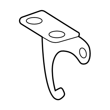 Toyota 86212-47190 BRACKET, RADIO RECEI