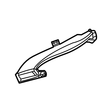 Toyota 55971-08040 Defroster Duct, Front Outer Driver Side