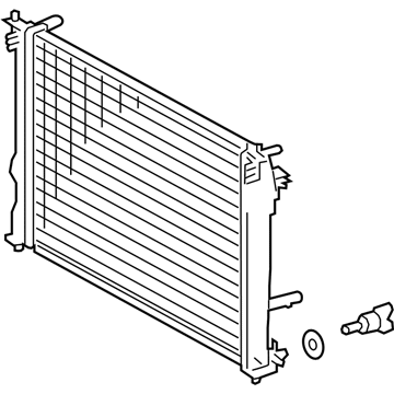 Toyota 16400-F0010 Radiator Assembly