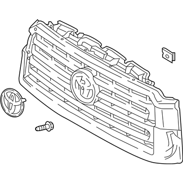 Toyota 53101-0C290-A0 Grille Sub-Assembly, Rad