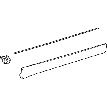 Toyota 75073-48010 MOULDING Sub-Assembly, F