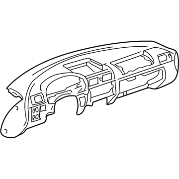 Toyota 55311-17071-C0 Instrument Panel