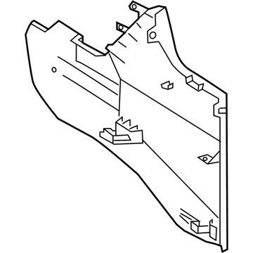 Toyota 58817-0E040-A0 Insert Panel