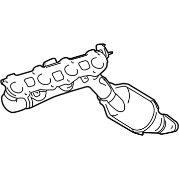 Toyota 17140-50060 Right Exhaust Manifold Sub-Assembly