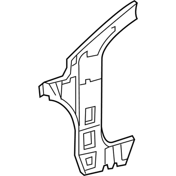 Toyota 61023-21020 Pillar Sub-Assy, Front Body, Inner RH