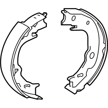 Toyota 46540-06030 Shoe Assembly, Parking B